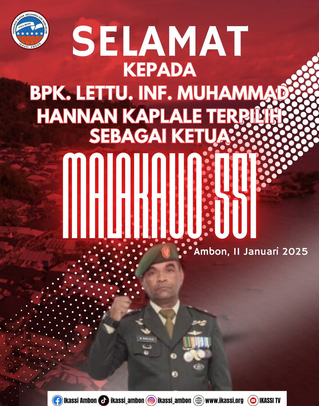 Maddo Kaplale Terpilih sebagai Ketua Malakauo IKASSI Ambon